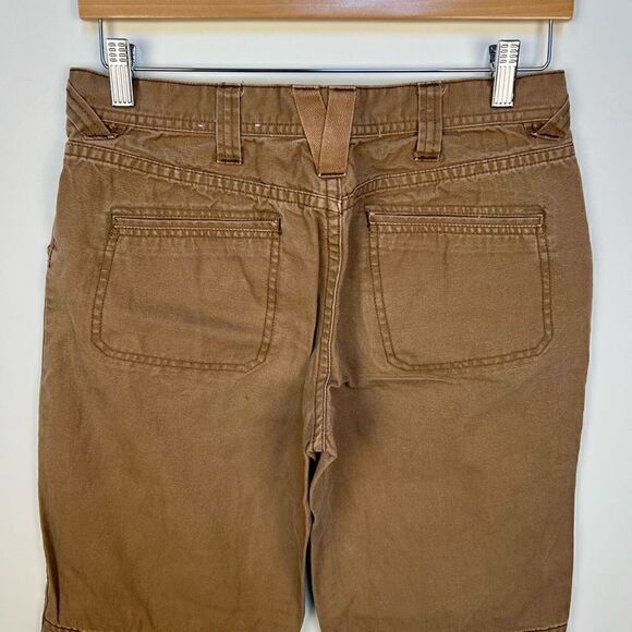 Vintage Patagonia Canvas Work Pants Organic Cotton Utility Wide Leg women’s sz 8 - Picture 6 of 8